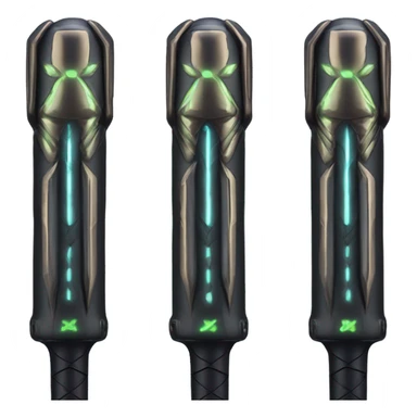 black widow dual electroshock batons sticker