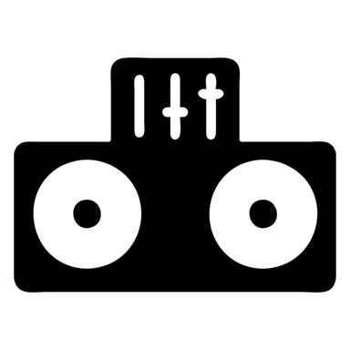 DJ setup sticker