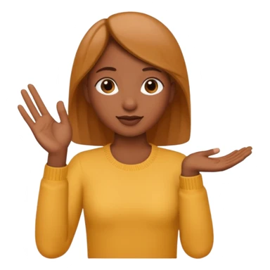 ASL Alphabet B sticker