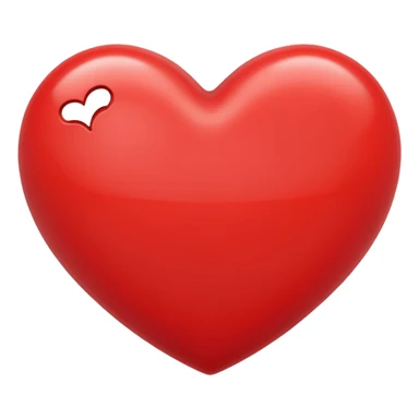 red heart plus sticker