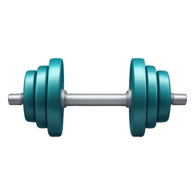 Gym dumbells sticker