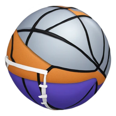 Ballon de basket pleurer de rire sticker