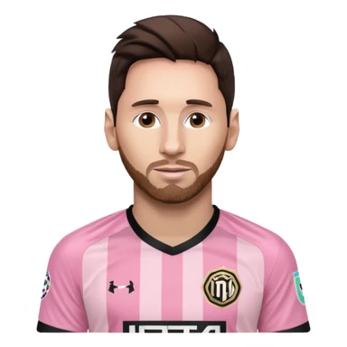 messi inter miami formalı sticker