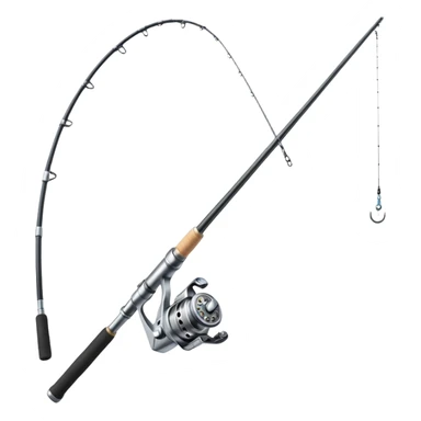 fat fishing rod sticker