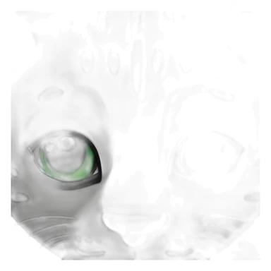 make an emoji of an animal black panther with green eyes sticker