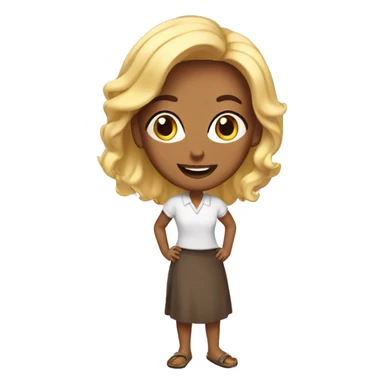 Good morning  girl sticker