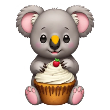 Koala cake sticker