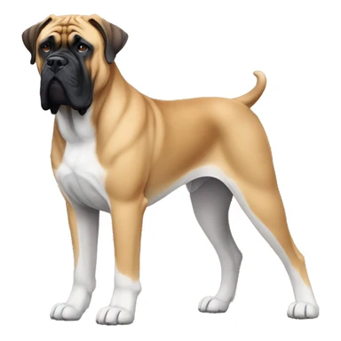 Bullmastiff Dog Breed Full Body sticker