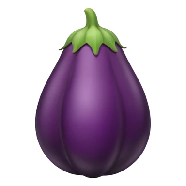 A coak looking eggplant sticker