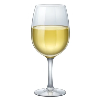 White wine glass sticker