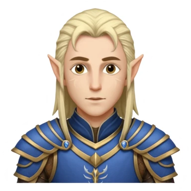 ESO male high elf sticker