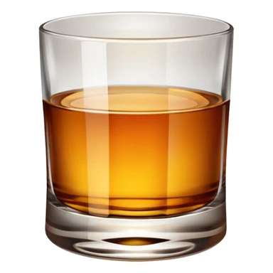 glass of whiskey, no splashes sticker