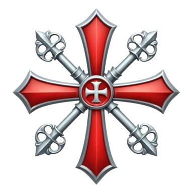 the cross patea  of the knights templar sec xi sticker