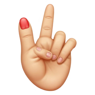 Foot flipping a middle finger sticker