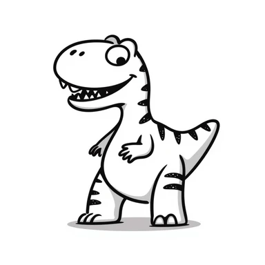 Tyrannosaurus sticker