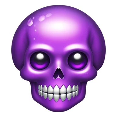 Poison purple sticker