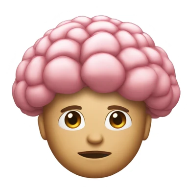 One almighty big brain of future colorfull  sticker