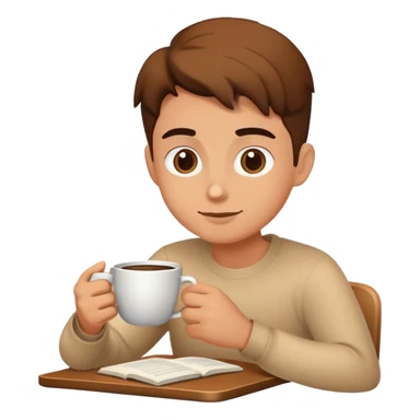 Exams and coffe sticker