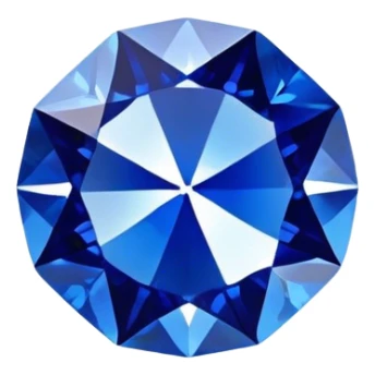 top view sapphire sticker