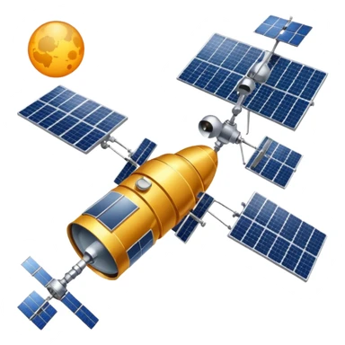 Space satalites sticker