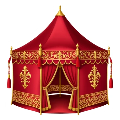royal tent for prince 16th century sticker