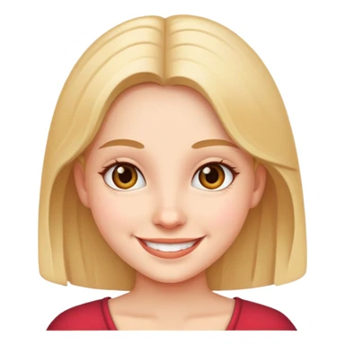 smiling girl portrait close-up sticker