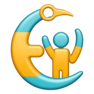 simbolo da terapia ocupacional sticker