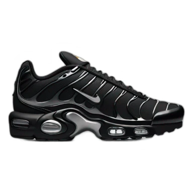 3D perspective nike tn black sticker