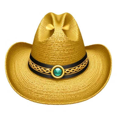 Sombrero Vueltiao con artos anillos sticker