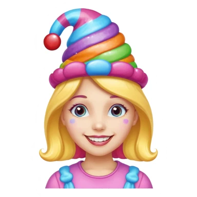 candy hatted girl from candyland sticker