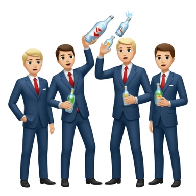 battle for the vodka business sticker