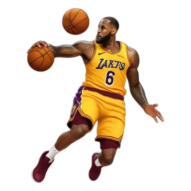 Le bron james dunk sticker