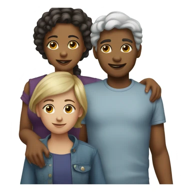 Two older sisters with one younger sister and one younger brother sticker