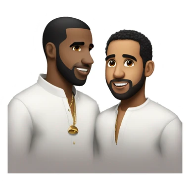 drake and diddy sticker