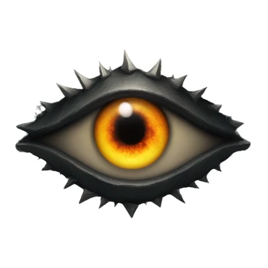 Sauron's eye in a dark tower sticker
