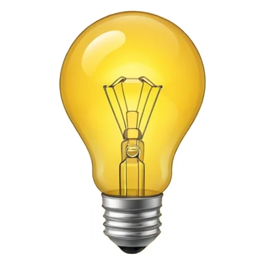 bright lightbulb sticker