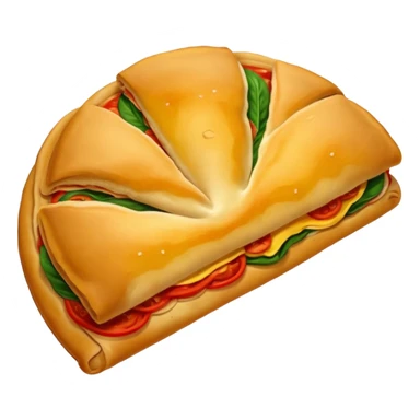 Crie um emoji de calzone italiano sticker