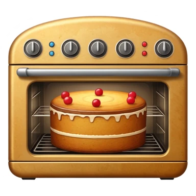 cake oven sticker