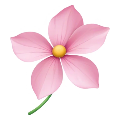 Flower petals in the wind sticker