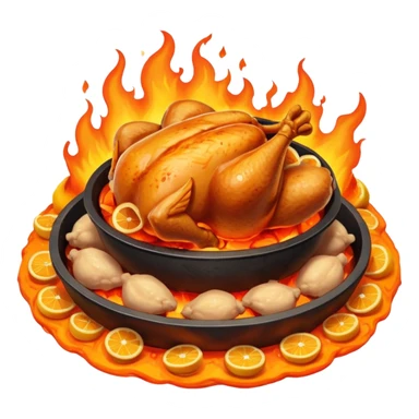 Chicken lava ￼ sticker