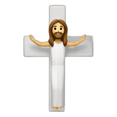 Jésus sur la croix sticker