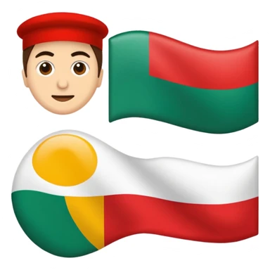 Kürdistan bayrağı uluslararası sticker