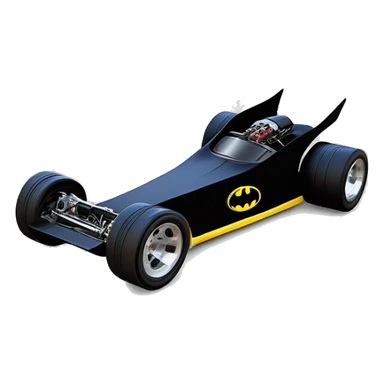 Radio Controlled 69 Nova Batman’s favorite, shaped like a top fuel Dragster with exposed suspension  sticker