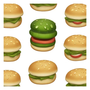 A pickle on a bun sticker