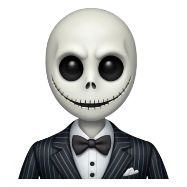 Jack skellington sticker
