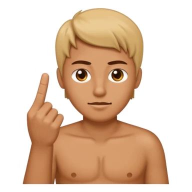 Personne qui fait un doigt d'honneur sticker