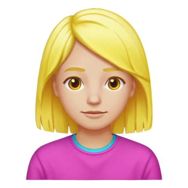 Neon  ,yellowHaired People  sticker