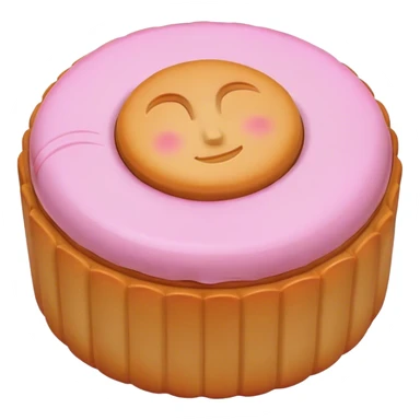  light pink moon cake  sticker