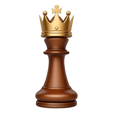 white king wooden chess pieces sticker