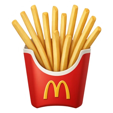 McDonald's french fries sticker